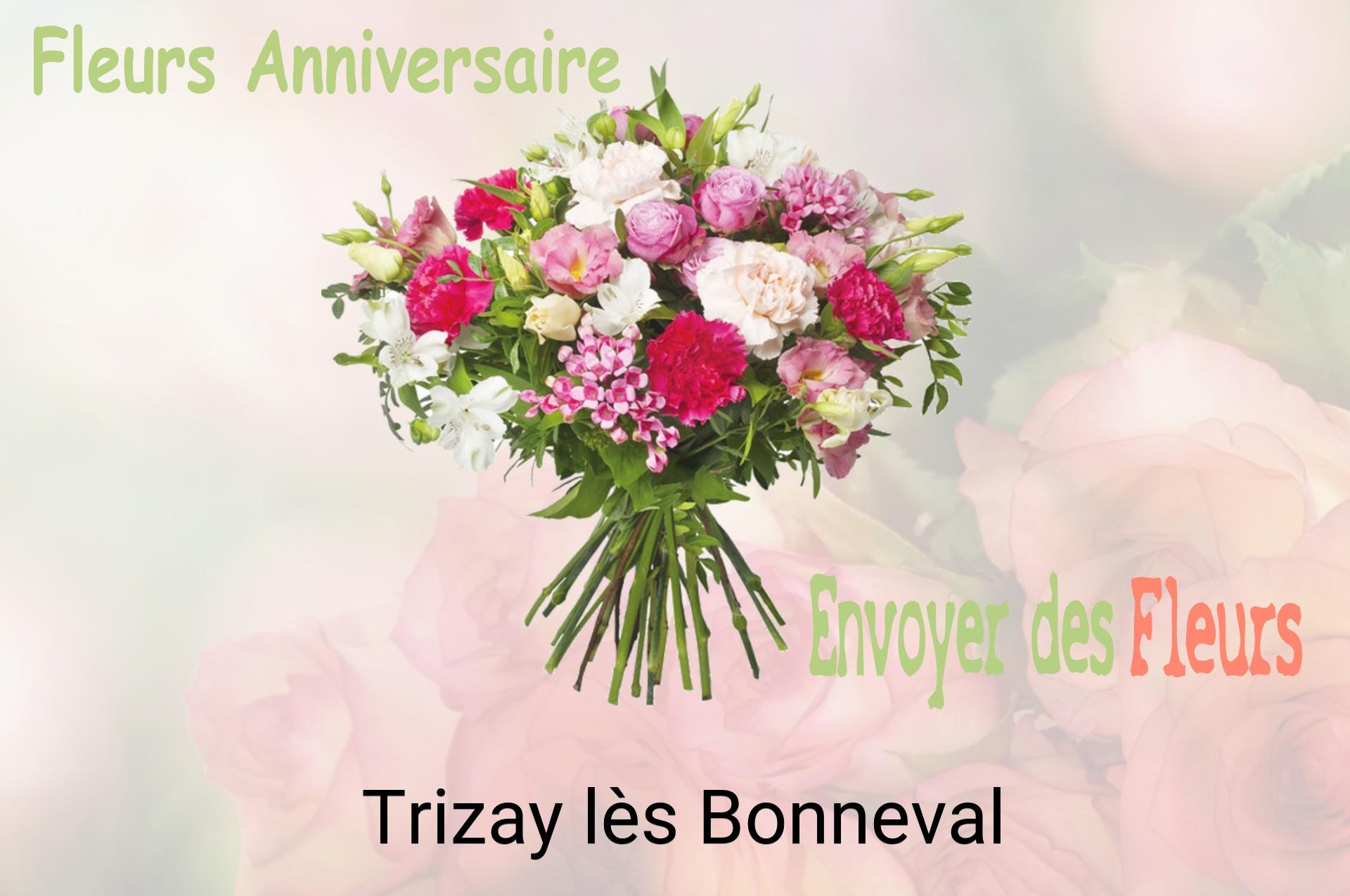 Bouquet de fleurs d’anniversaire livré à Trizay-lès-Bonneval